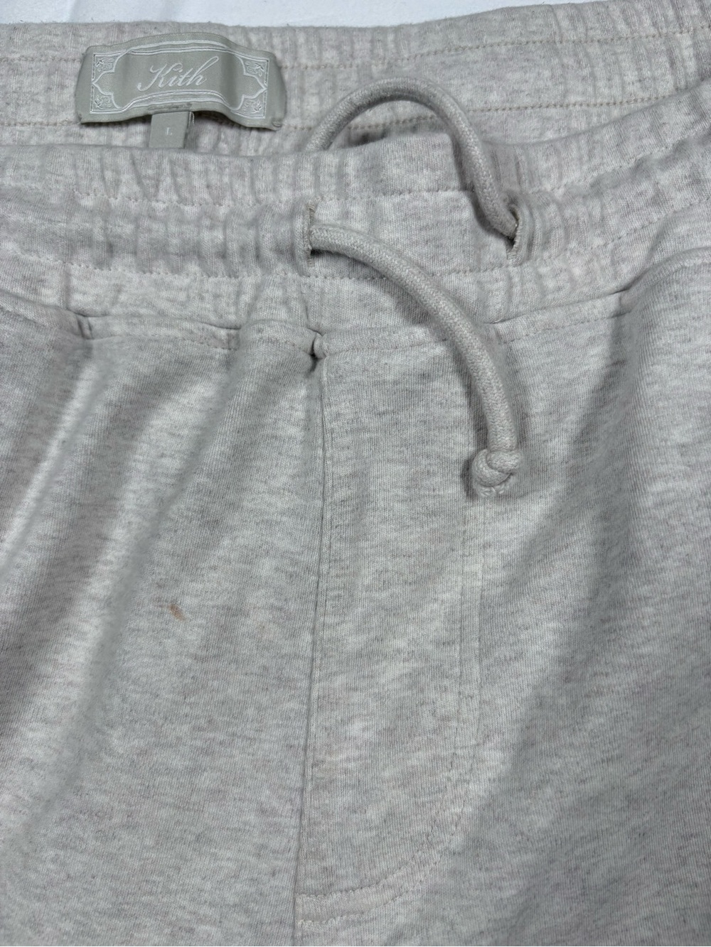 Kith Light Gray Drawstring Joggers - Picture 7 of 14